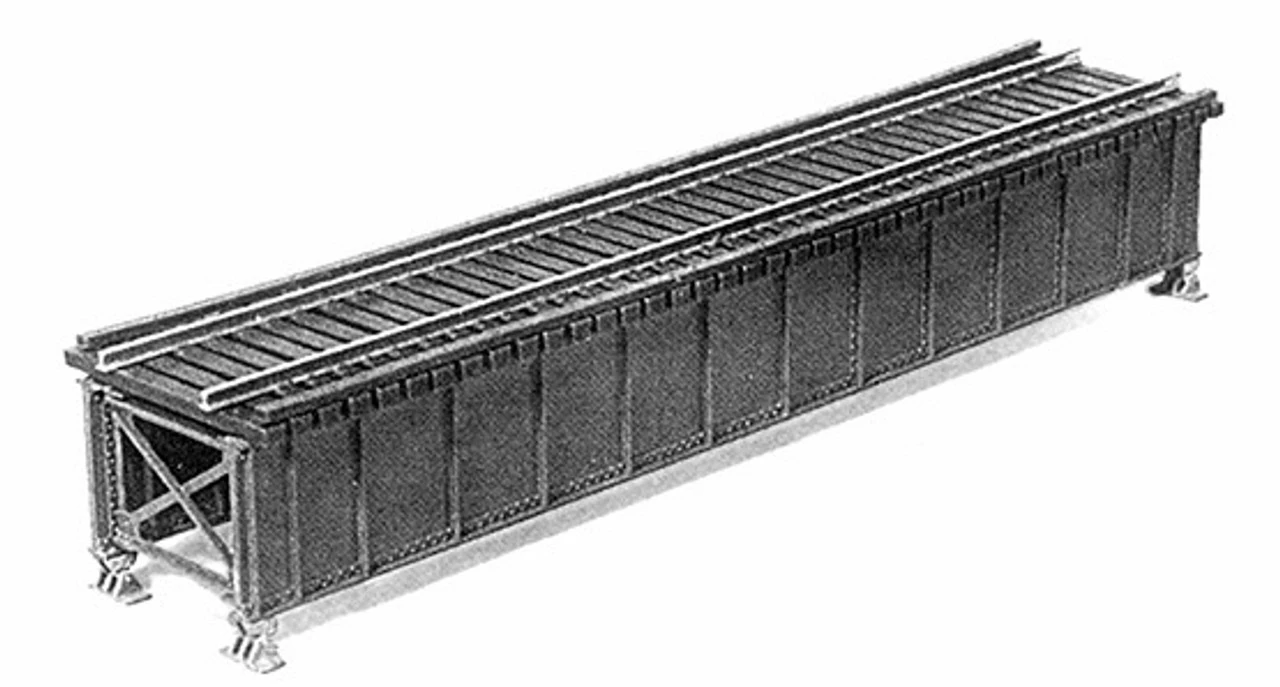 Micro Engineering 75-502 - Deck Girder Bridge, 30ft Open - HO Scale 1 Micro Engineering 75-502 - Deck Girder Bridge, 30ft Open - HO Scale