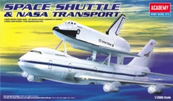 Academy 12708 - SPACE SHUTTLE & 747 CARRIER United States - 1:288 Scale Kit