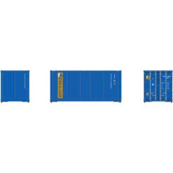 Athearn 17725 - 20' Corrugated Container RFCU 3 Pack - N Scale