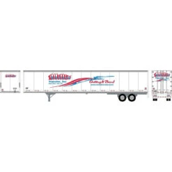 Athearn RTR 72811 - 53' Wabash Plate Trailer Millis Transfer - HO Scale