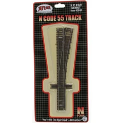Atlas 2051 - Code 55 #5 Turnout - Right - N Scale