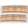 Blair Line 011 - 2-Lane Curved Laser-Cut Wood Grade Crossing 2-Pack -- 12-14" Radius - N Scale Kit