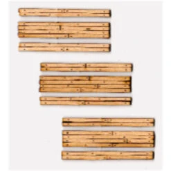Blair Line 021 - Wood Grade Crossing Pkg(3) -- One Lane 1-13/16" Long - N Scale Kit