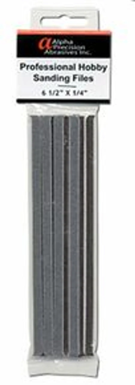 Alpha Abrasives 0308 - Professional Sanding File Pkg(12) - 1/4" .6cm - Coarse 1 Alpha Abrasives 0308 - Professional Sanding File Pkg(12) - 1/4" .6cm - Coarse