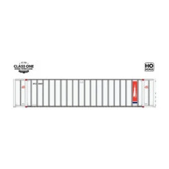Class One Model Works CT00207 - Hyundai 48' Exterior-Post Containers TransAmerica 489061 / 489145 - HO Scale