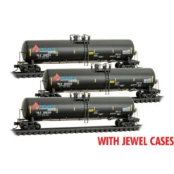 Micro-Trains Line 98300211 - Trinity Rail Leasing/Pemex 3-pack (Jewel Cases) 3-pack Trinity Industries (TILX) 258701, 258703, 258705 - N Scale