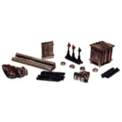 Railway Express Miniatures 2141 - Railroad Yard Detail Set - N Scale Kit