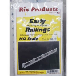 Rix Products 104 - Early Highway Overpass Railings - HO Scale Kit
