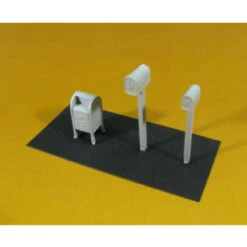 Showcase Miniatures 2339 - Mailbox Set (12 Boxes) - HO Scale Kit