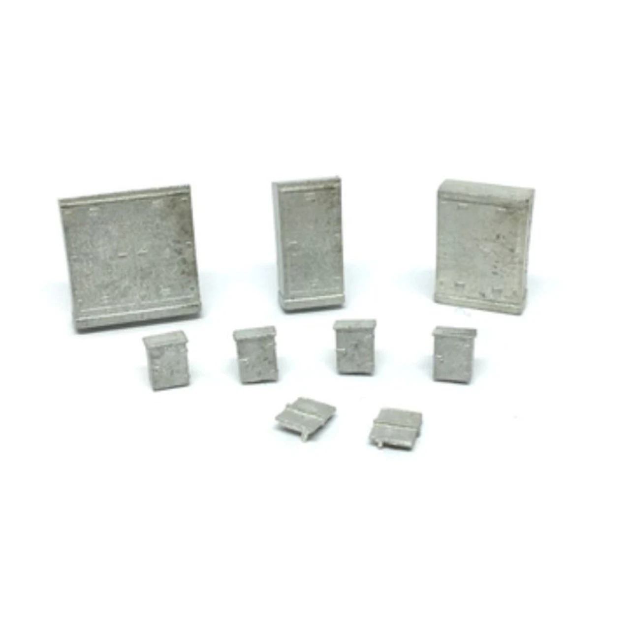 Showcase Miniatures 519 - Trackside Cabinets - N Scale Kit 1 Showcase Miniatures 519 - Trackside Cabinets - N Scale Kit