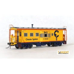 Tangent Scale Models 60029-02 - I-18 Steel Bay Window Caboose Baltimore & Ohio (B&O) C-3029 - HO Scale