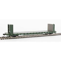 Walthers Mainline 910-5809 - 60' P-S Bulkhead Flatcar (48' IL) Indiana Harbor Belt (IHB) 819005 - HO Scale