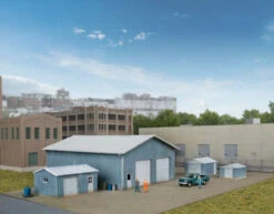 Walthers Cornerstone 933-3853 - Pole Barn And Sheds - N Scale Kit