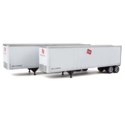 Walthers SceneMaster 949-2513 - 40' Trailmobile Trailer 2-Pack Milwaukee Road (MILW) - HO Scale