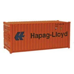 Walthers SceneMaster 949-8055 - 20' Corrugated Container Hapag-Lloyd - HO Scale