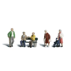 Woodland Scenics #2201 - Senior Citizens - N Scale